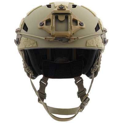 Galvion Batlskin Caiman Hybrid Helmet Tan499 Wilcox shroud